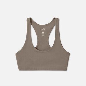 MATE the Label Taupe Sports Bra